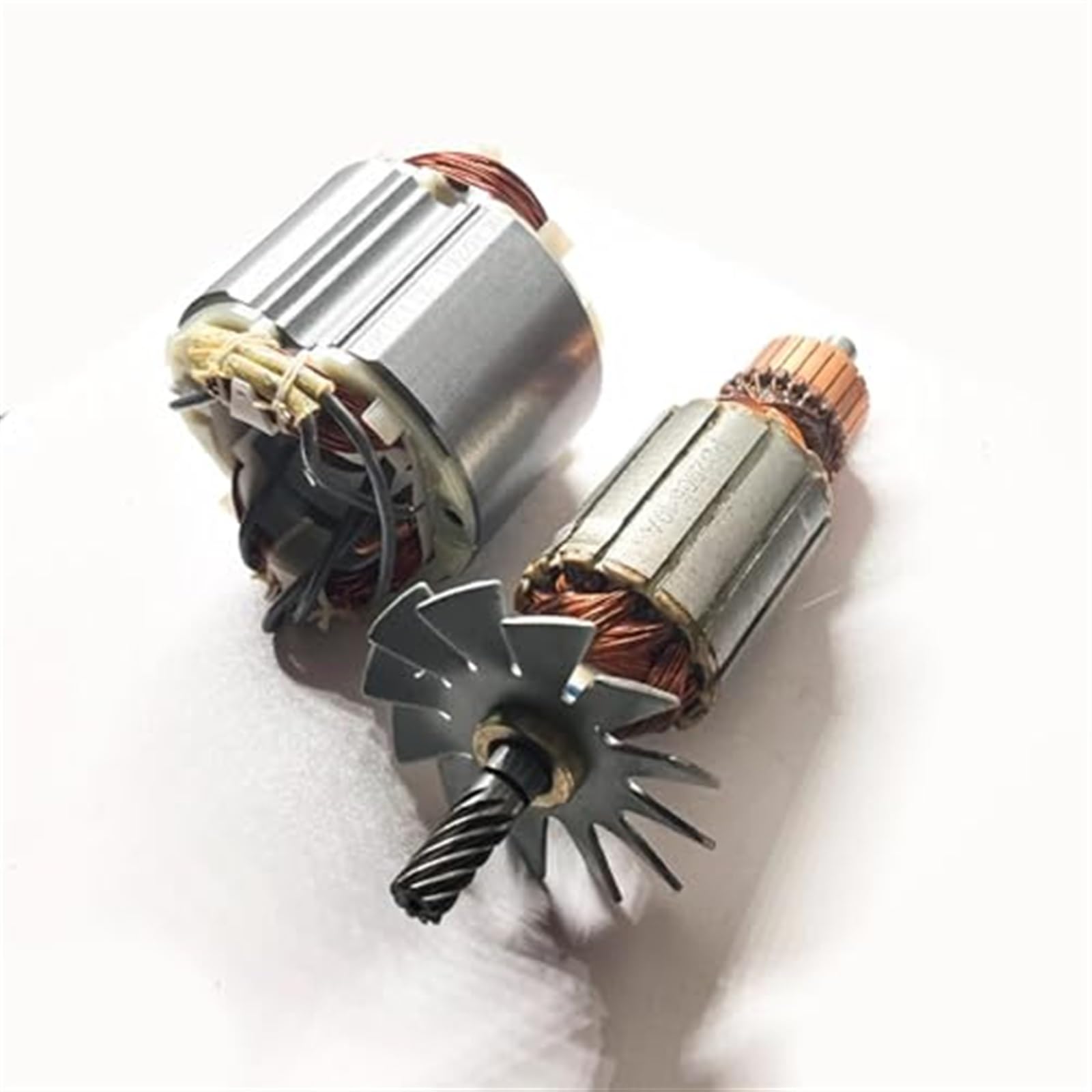 HUVNEXA Rotoranker, for Makita 5704R, 9 Zähne, elektrische Kreissäge, Anker, Rotor, Motor, Anker, Statorspule, Ersatzteile(Black Rotor) von HUVNEXA
