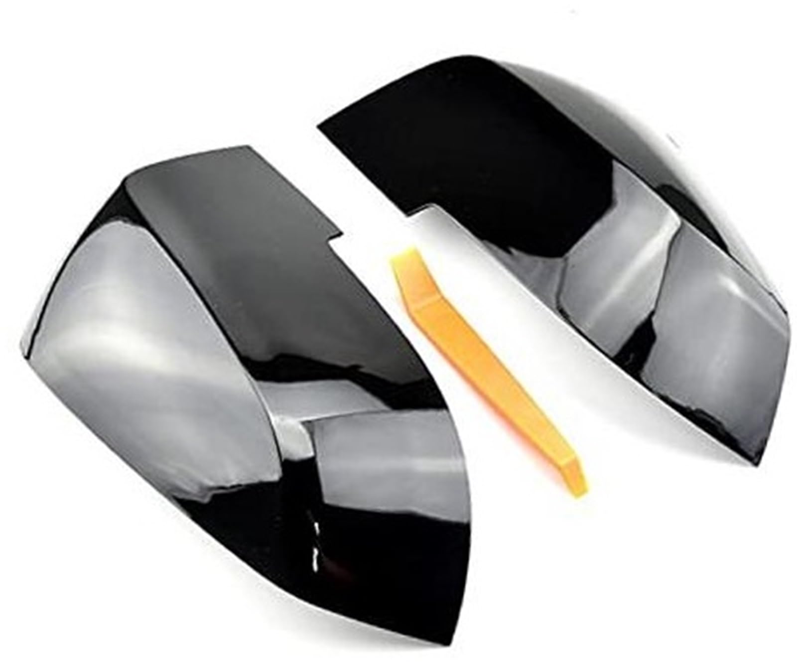 HUVNEXA Schwarz Auto Rückspiegel Abdeckung Dekor, for, 1/2/3/4 Serie F20 F30 F31 F32 F34 Rückspiegel Abdeckungen Zierleisten Auto-Außenspiegelabdeckung(Black Bright Black) von HUVNEXA