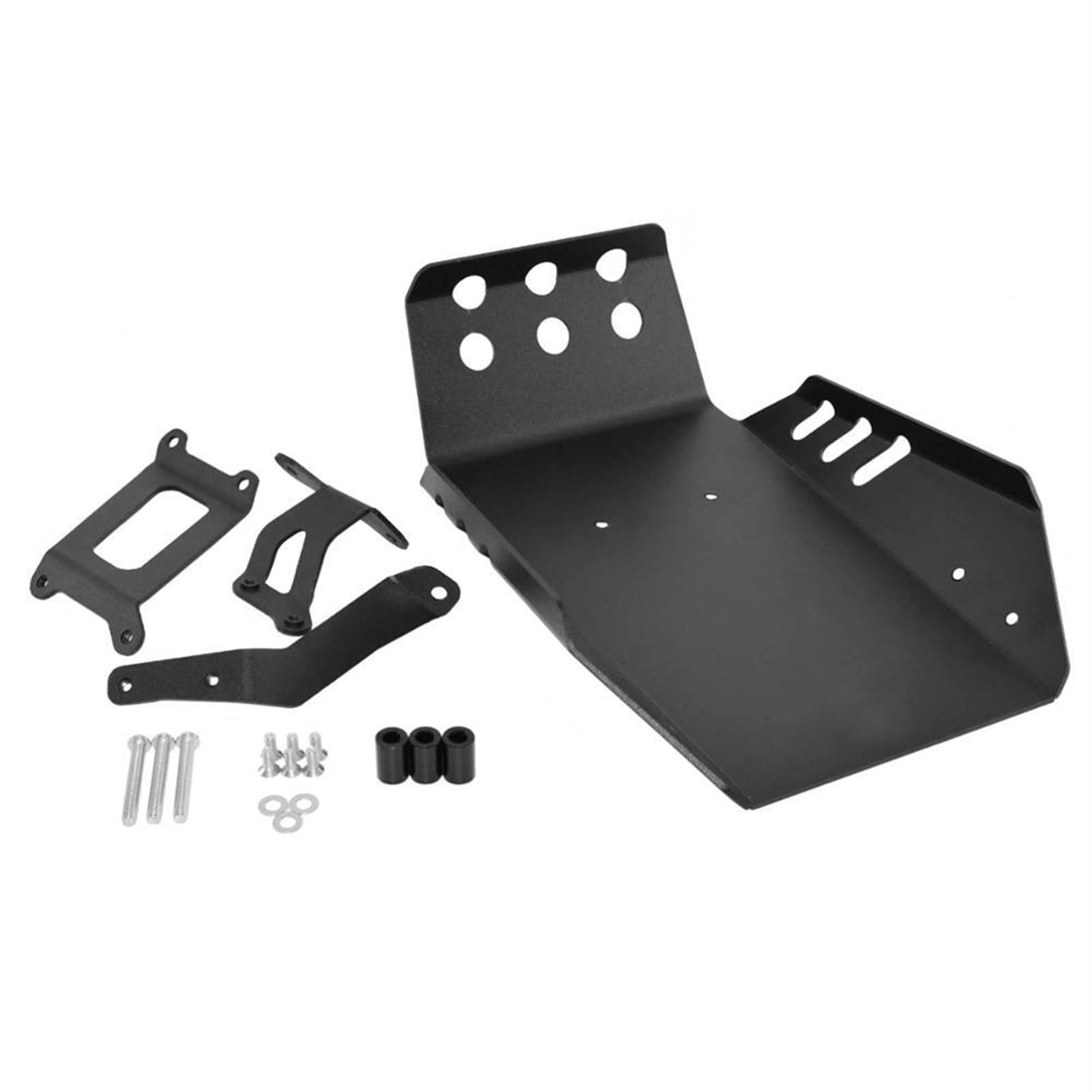 HUVNEXA Schwarzer Unterbodenschutz for das Fahrgestell, Unterfahrschutz, Schutz der Bauchwanne, for FZ09 FJ09 MT-09 Tracer 900 GT XSR900 von HUVNEXA