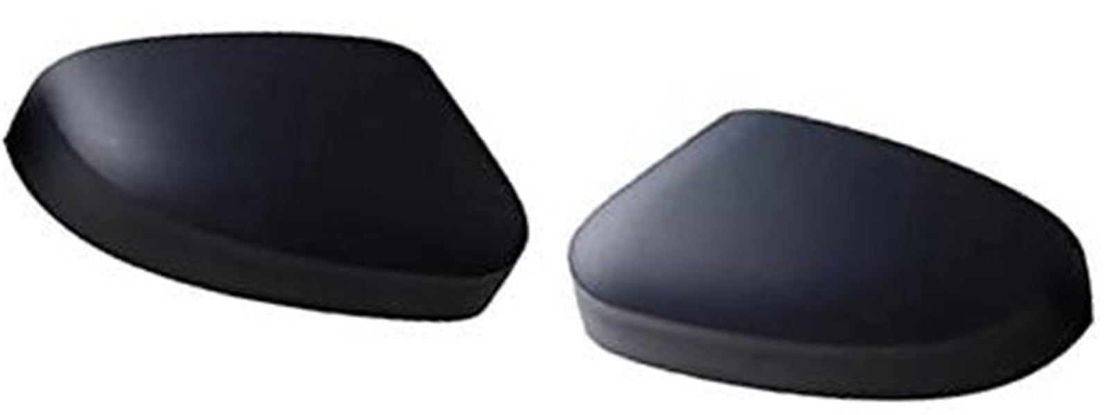 HUVNEXA Seitenflügel-Rückspiegel-Abdeckkappe, for Ford, for Focus, MK3 2012–2018, for Mondeo, MK4 Facelift 2010–2014, Autozubehör, modifiziertes Teil Auto-Außenspiegelabdeckung(Black Matte Black) von HUVNEXA