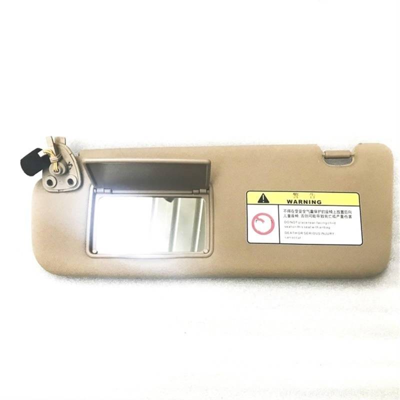 HUVNEXA Sonnenblende-Sonnenschutz-Baugruppe, for Hyundai 2005 2006 2007 2008 2009, for Sonata NF NFC, for Beige 852010R300V2 852020R300V2 Auto-Sonnenblende(LH) von HUVNEXA
