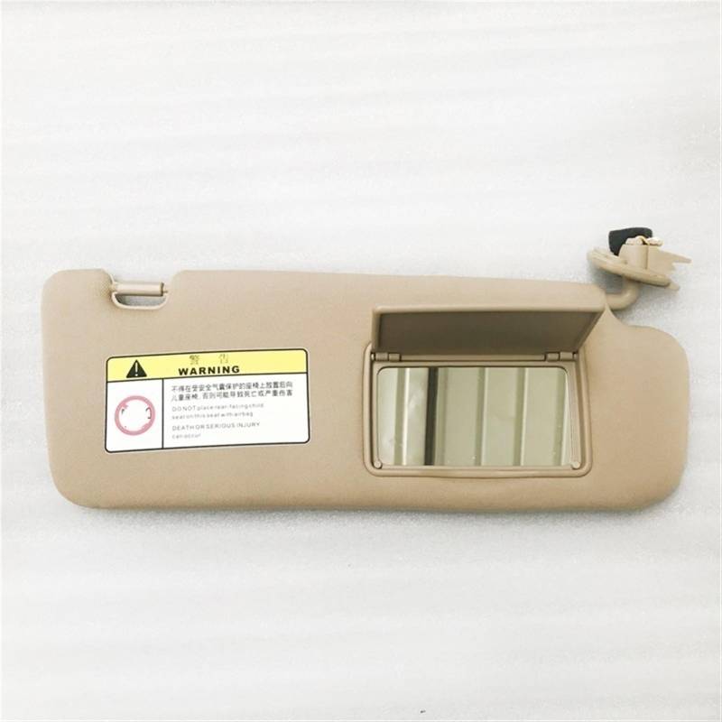 HUVNEXA Sonnenblende-Sonnenschutz-Baugruppe, for Hyundai 2005 2006 2007 2008 2009, for Sonata NF NFC, for Beige 852010R300V2 852020R300V2 Auto-Sonnenblende(RH) von HUVNEXA