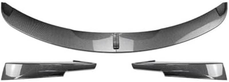 HUVNEXA Splitter, for BMW, 3er E90 E91 LCI Sport 2009-2012 Auto Frontstoßstange Lippensplitter Diffusor Body Kits Spoiler Stoßstangenschutz Lippensplitter (Carbon Look Splitter)(BLACK Carbon Look Set) von HUVNEXA