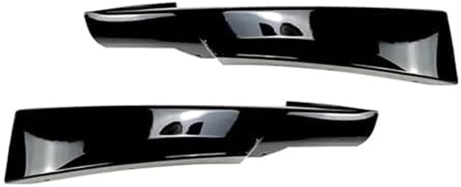 HUVNEXA Splitter, for BMW, 3er E90 E91 LCI Sport 2009-2012 Auto Frontstoßstange Lippensplitter Diffusor Body Kits Spoiler Stoßstangenschutz Lippensplitter (Carbon Look Splitter)(BLACK Gloss Black Spli von HUVNEXA