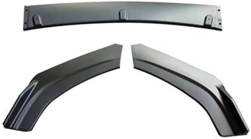 HUVNEXA Splitter, for Lancer EX, for Evo 2013-2016 Frontstoßstangen-Spoilerschutzplatte Lippenkörper-Kit Carbon-Oberfläche Auto-Dekorstreifen Kinnschaufel Lippensplitter(Mattschwarz) Autospoilersplitt von HUVNEXA