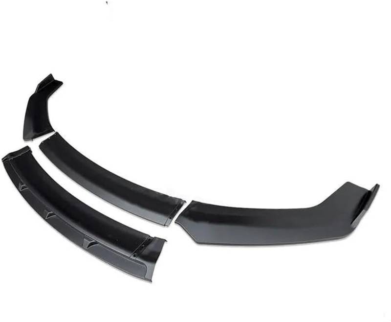 HUVNEXA Splitter, for VW, for Passat, B7 Stoßstangenspoiler 2010-2014 Frontschürzensplitter Carbon-Schutzplatte Lippe Typ D Kinnschaufel Body Kit Lippensplitter(Carbon-Oberfläche-rot) Autospoilersplit von HUVNEXA