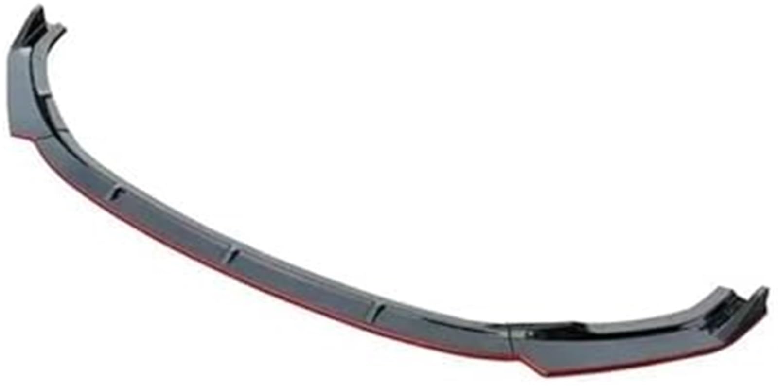 HUVNEXA Splitter-Frontschweller, Lippenstoßstangen-Spoilerzubehör, for Changan, for UNI-K Splitter Carbon Paint Body Kit, for UNIK 2021-2023 Lippensplitter (Schwarz Rot glänzend) Autospoilersplitter(B von HUVNEXA