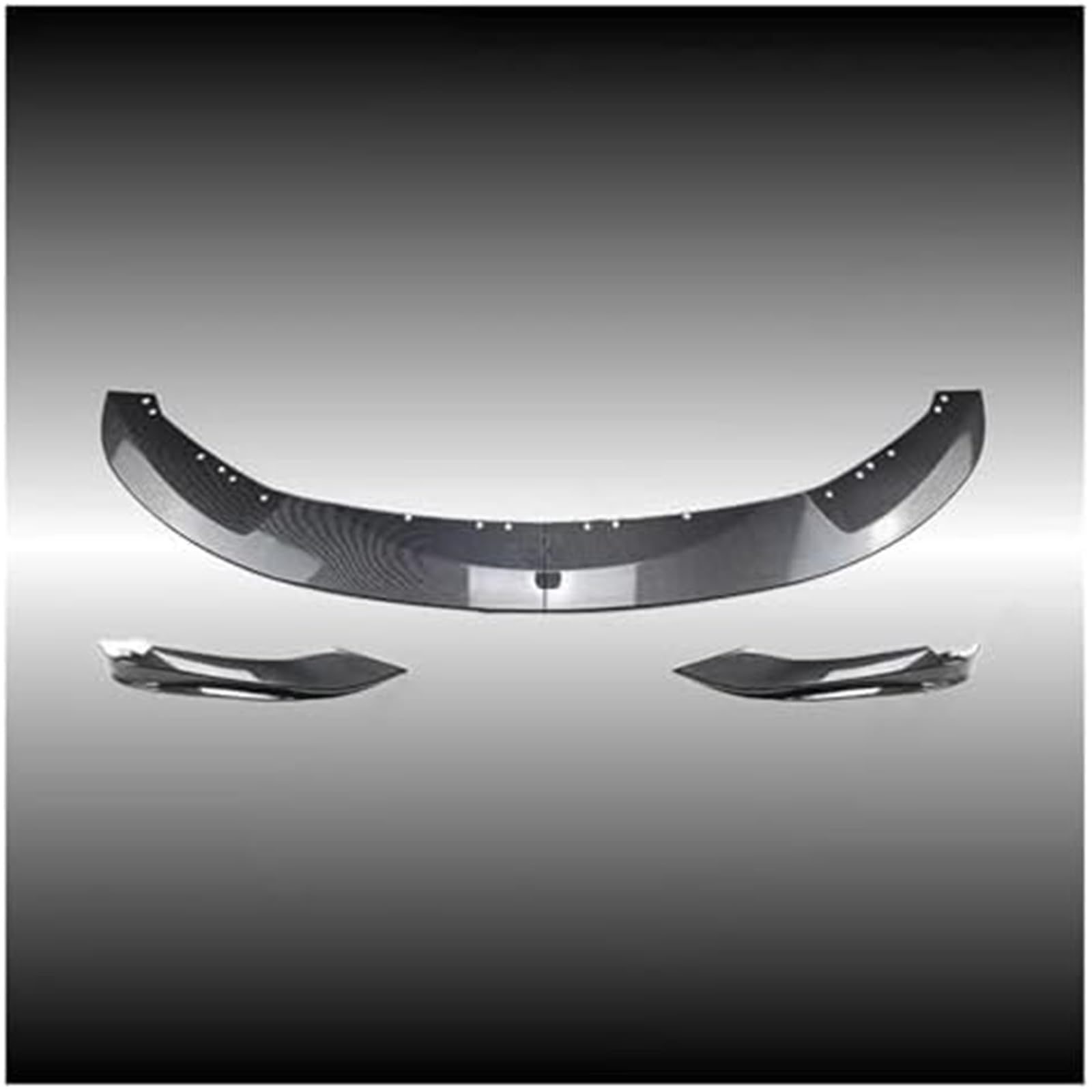 HUVNEXA Splitter Frontstoßstangen-Lippensplitter-Spolier, for BMW, F32 F33 F36 4er 420i 420d 430i 430d M440i M440i Body Kit 2014-2020 Lippensplitter (Carbon-Look) Autospoilersplitter(BLACK Carbon Look von HUVNEXA