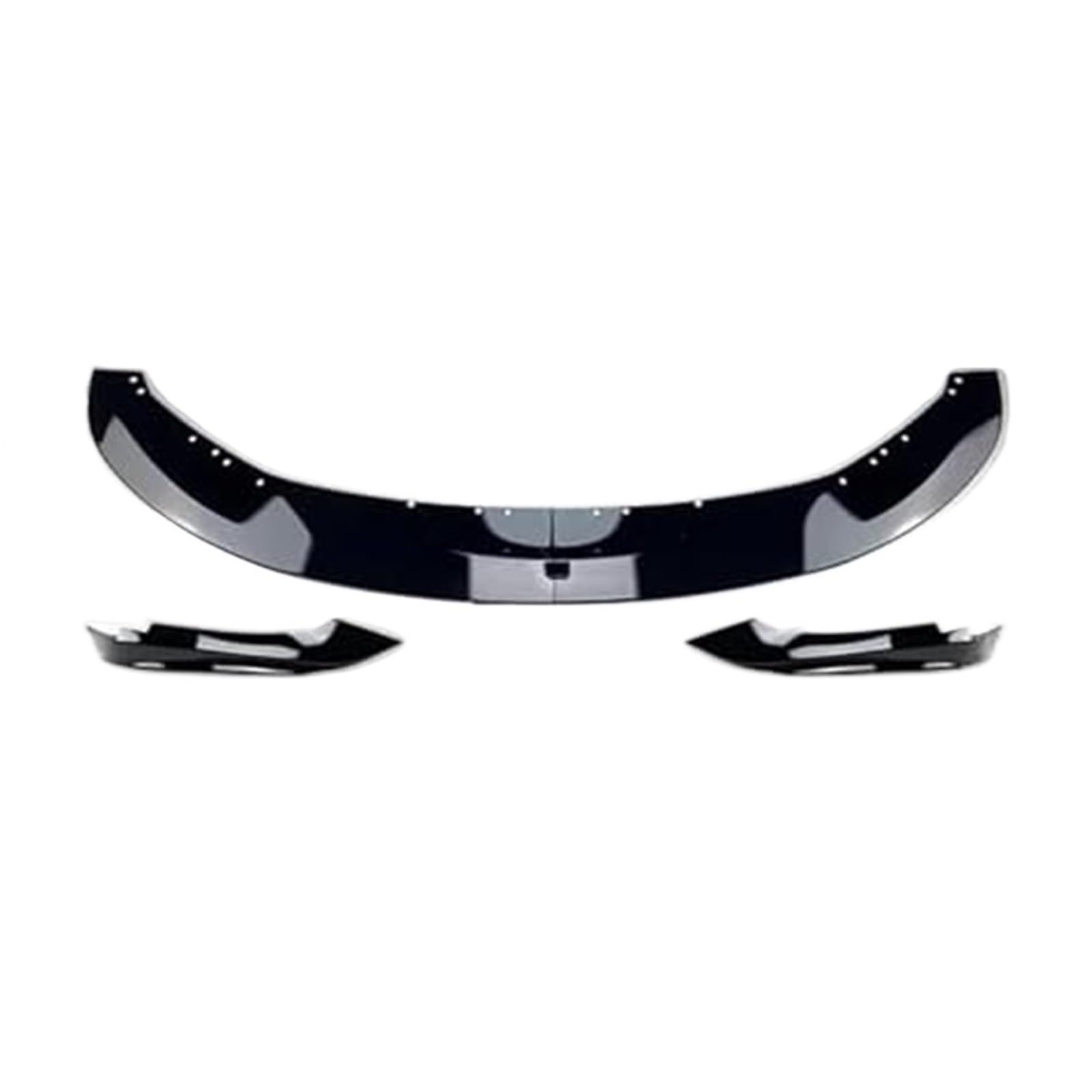HUVNEXA Splitter Frontstoßstangen-Lippensplitter-Spolier, for BMW, F32 F33 F36 4er 420i 420d 430i 430d M440i M440i Body Kit 2014-2020 Lippensplitter (Carbon-Look) Autospoilersplitter(BLACK Gloss Black von HUVNEXA