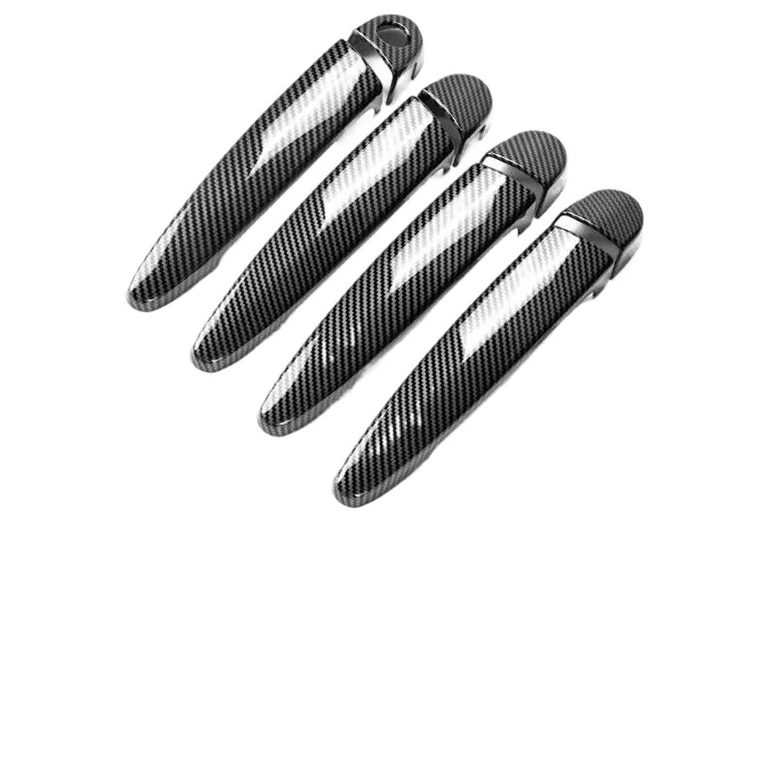 HUVNEXA for, X6 E71 2009-2014 Carbon Fiber Chrom Auto Türgriff Abdeckung Zieraufkleber Styling Autozubehör Abdeckung für Außentürgriffe(Carbon Fiber) von HUVNEXA