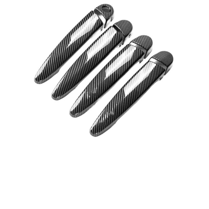 HUVNEXA for, X6 E71 2009-2014 Carbon Fiber Chrom Auto Türgriff Abdeckung Zieraufkleber Styling Autozubehör Abdeckung für Außentürgriffe(Carbon Fiber) von HUVNEXA