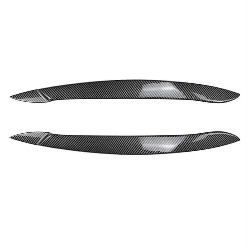 HUVNEXA for, for, X5 E70 30d 48i 30i 35d 40d 30d 50i 35i M50d 2006-2013 Auto Scheinwerfer Augenbraue augenlid Trim Lampe Abdeckung Körper Kits Tuning Autoscheinwerferaufkleber(Carbon Look) von HUVNEXA