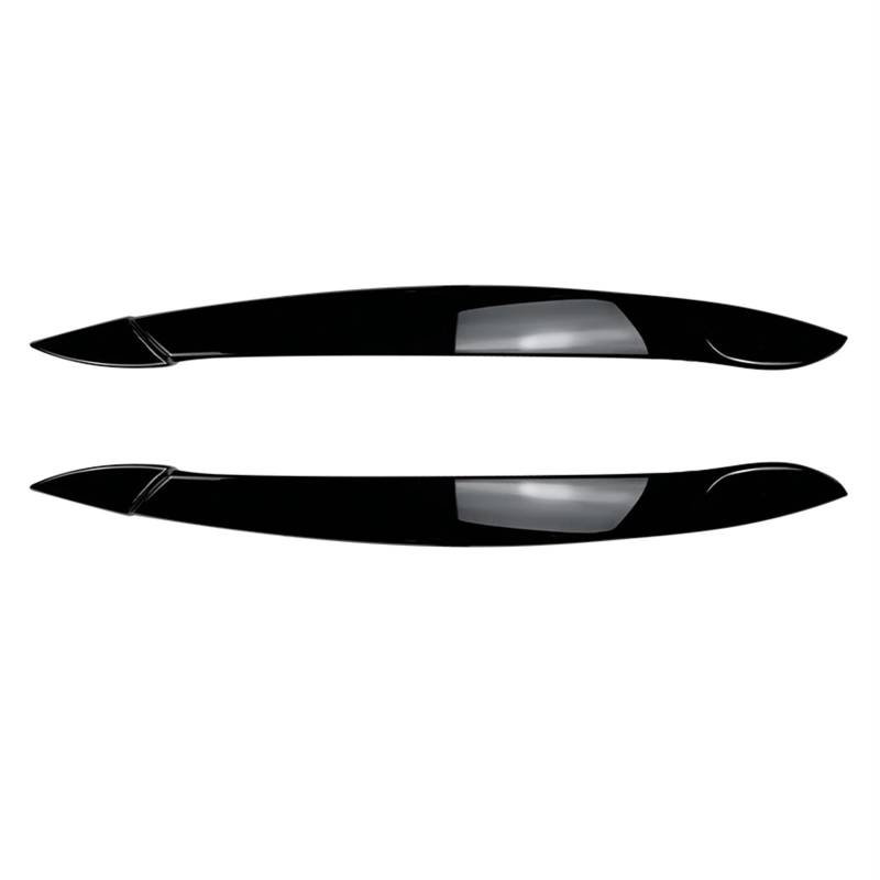 HUVNEXA for, for, X5 E70 30d 48i 30i 35d 40d 30d 50i 35i M50d 2006-2013 Auto Scheinwerfer Augenbraue augenlid Trim Lampe Abdeckung Körper Kits Tuning Autoscheinwerferaufkleber(Gloss Black) von HUVNEXA