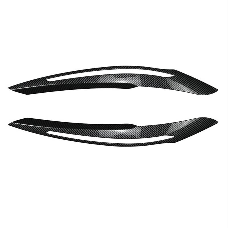 HUVNEXA for 1 Series F20 F21 118i 120d 120i M135i Pre-Lci 2011-2015 ABS Auto Frontscheinwerfer Augenbrauen Augenlider Aufkleber Glanzschwarz Autoscheinwerferaufkleber(Carbon Look) von HUVNEXA