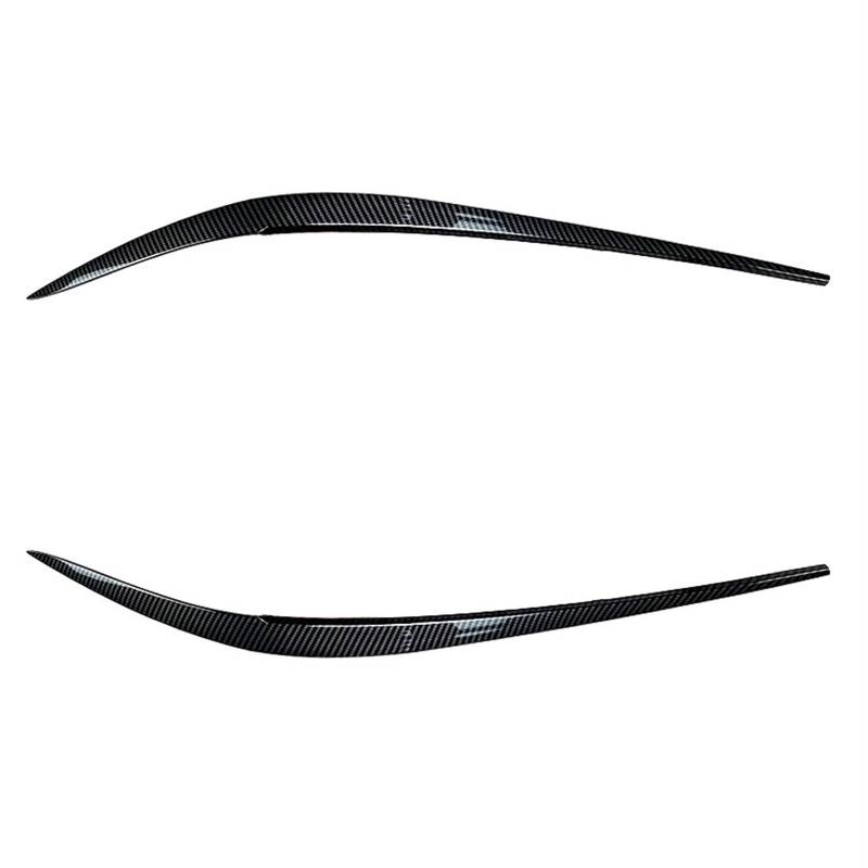 HUVNEXA for 3 Serie G20 G21 ABS Glänzend Auto Böse Scheinwerfer Augenbrauen Augenlid Body Kit 316 318 320 325 330 2019-2022 Limousine/Touring Autoscheinwerferaufkleber(Carbon Look) von HUVNEXA
