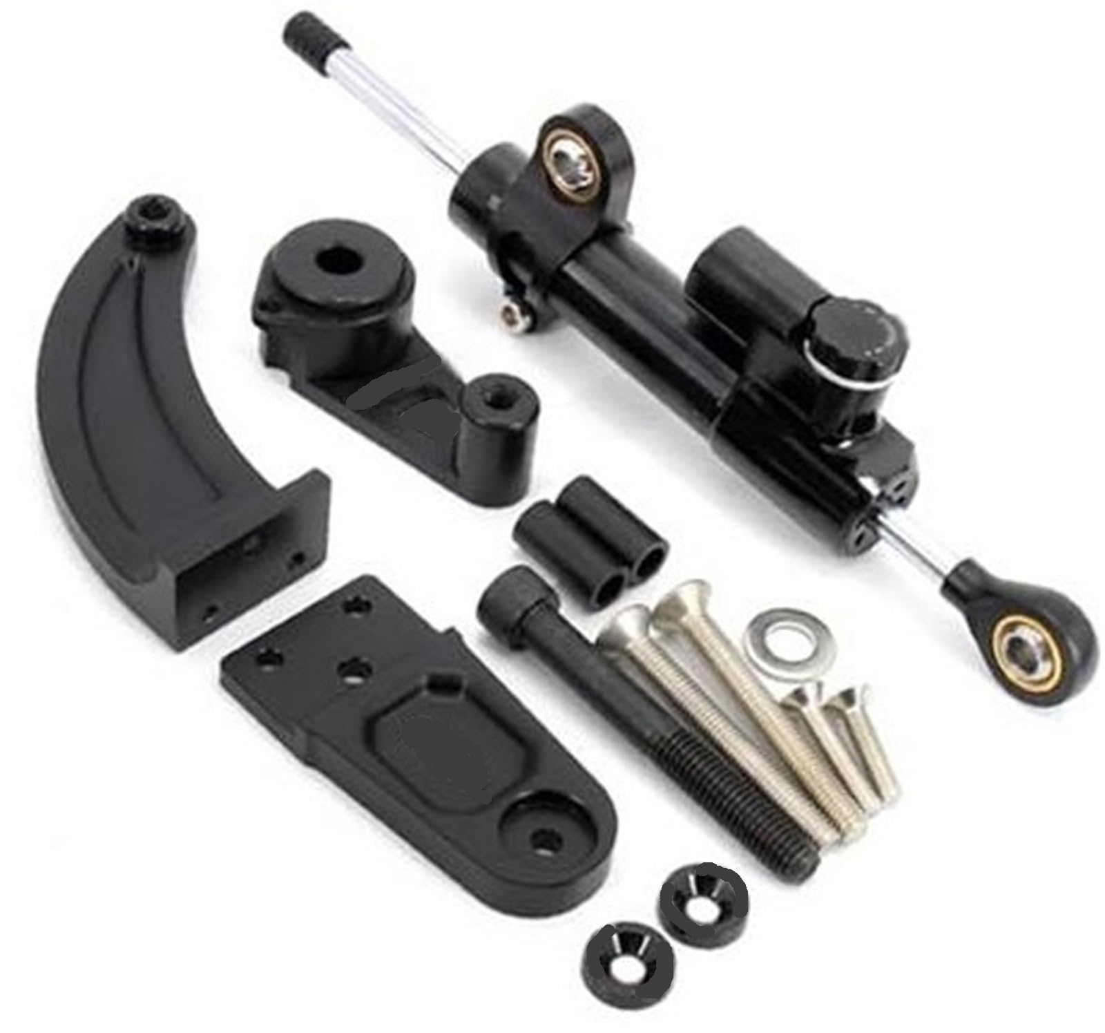 HUVNEXA for Dualtron, 3, for Thunder, Elektroroller Zubehör Lenkungsstabilisierungsdämpfer-Kit Lenkungsdämpfer für Elektroroller(Black F) von HUVNEXA