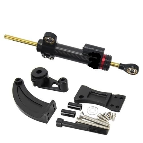 HUVNEXA for Dualtron, Spider Raptor2 Eagel Pro Elektroroller Richtungslenkungsdämpfer-Halterungssatz Montage Lenkungsdämpfer für Elektroroller(Black Damper Bracket Kit C2.) von HUVNEXA