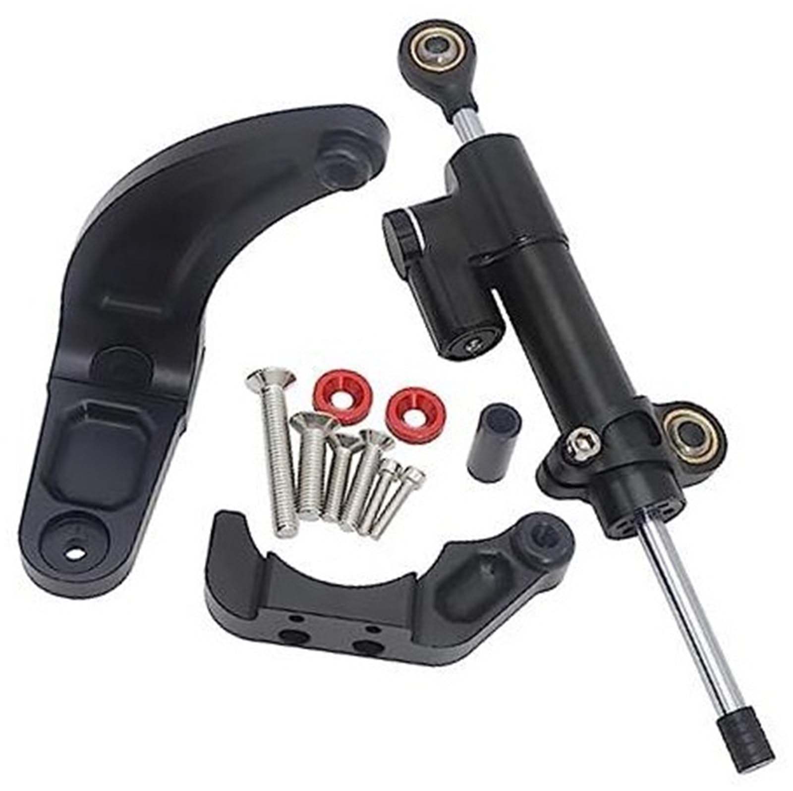 HUVNEXA for Dualtron, for Thunder, 3 DT3, Elektroroller, verstellbare Lenkung, stabilisieren, Dämpfer, Halterung, Halterung, Halterung, Zubehör Lenkungsdämpfer für Elektroroller(Black C) von HUVNEXA