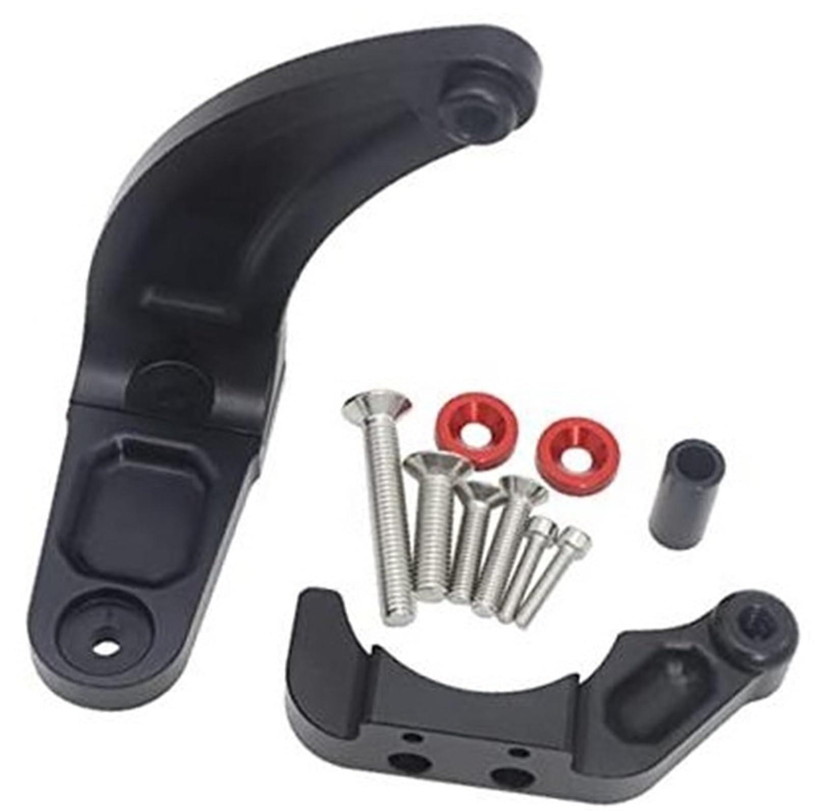 HUVNEXA for Dualtron, for Thunder, 3 DT3 Elektroroller, verstellbare Lenkung, stabilisierende Dämpfer, Halterung, Halterung, Support-Kit, Top-Zubehör Lenkungsdämpfer für Elektroroller(Black A) von HUVNEXA