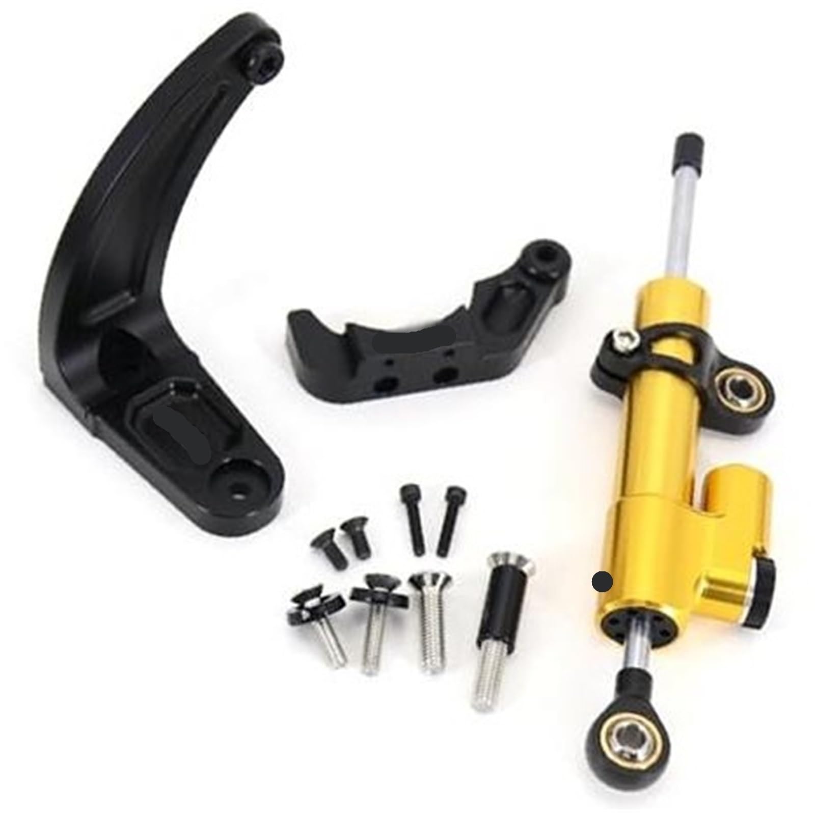 HUVNEXA for Dualtron Achilleus, for Victor Luxury, for Thunder 2, for Dualtron DT3 Lenkungsdämpfer für Elektroroller(Gold Black) von HUVNEXA