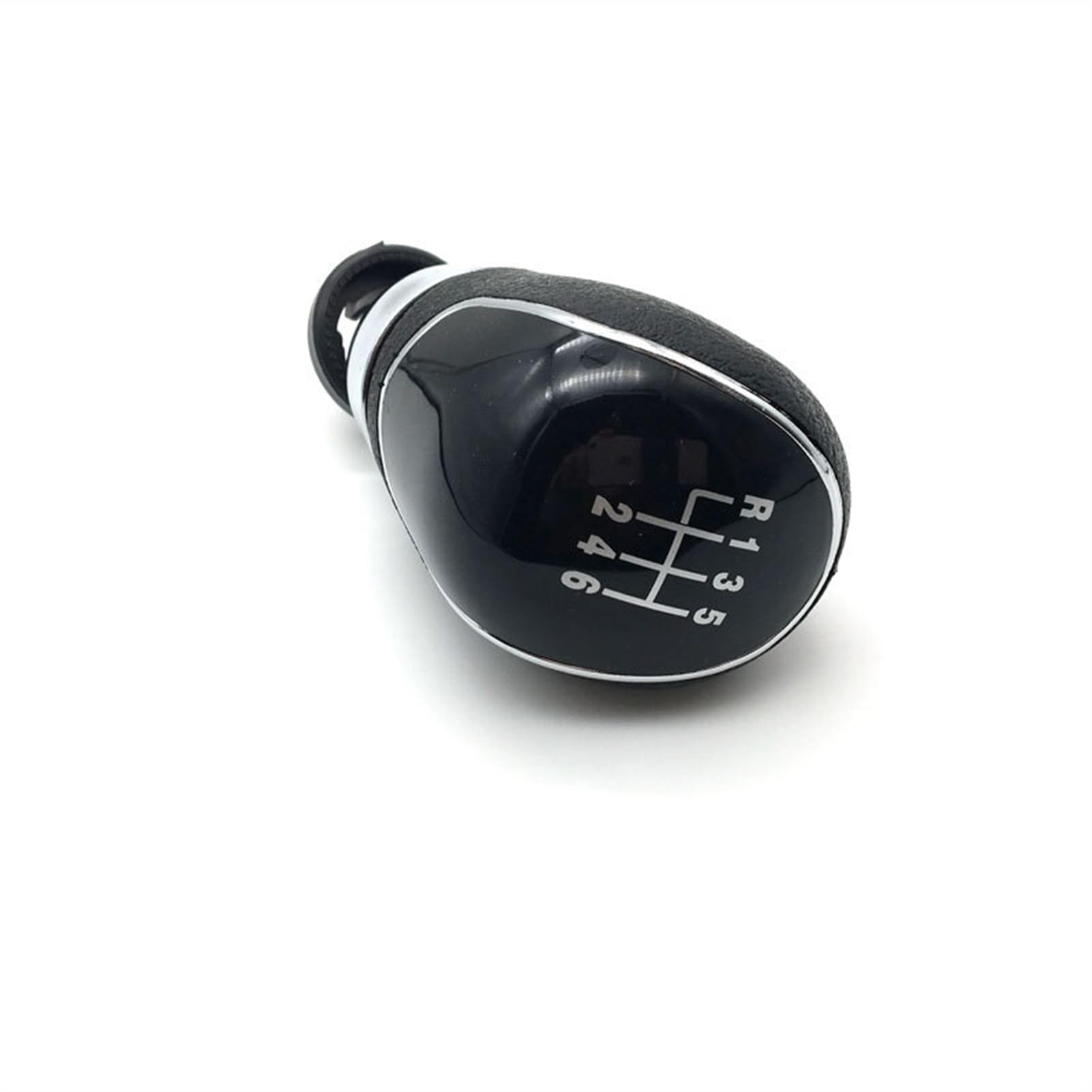 HUVNEXA for Ford, C-MAX Facelift Kuga Auto Auto Schalthebelmanschetten Kohlefaser Auto Handschalthebel Schaltmanschette Abdeckung Gamasche Auto-Schaltknauf(Black 6speed) von HUVNEXA