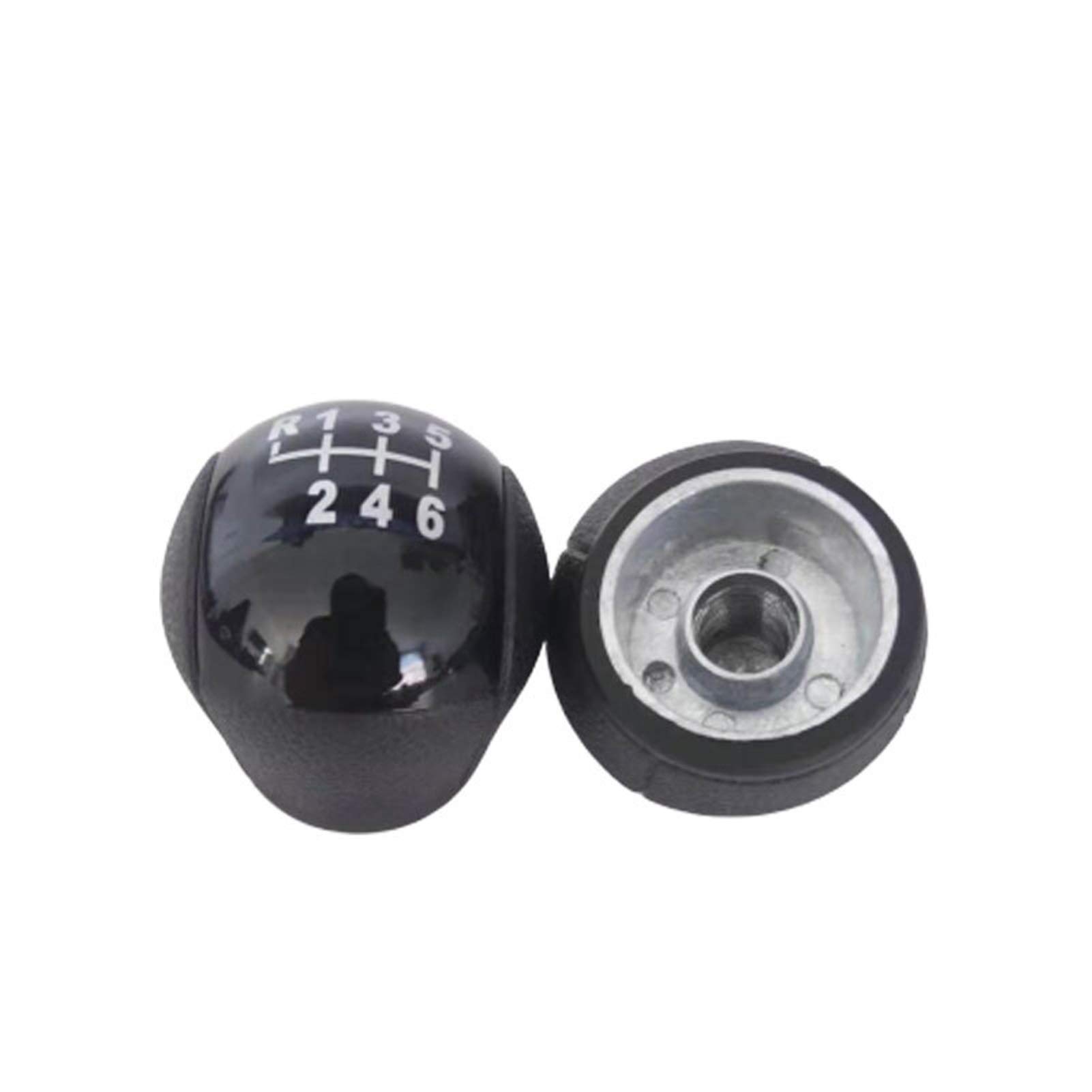 HUVNEXA for Ford, Transit Van MK7 2006–2013, 6-Gang-Auto-Schalthebelmanschette, Leder-Kofferraumabdeckung Auto-Schaltknauf(6speed knob) von HUVNEXA