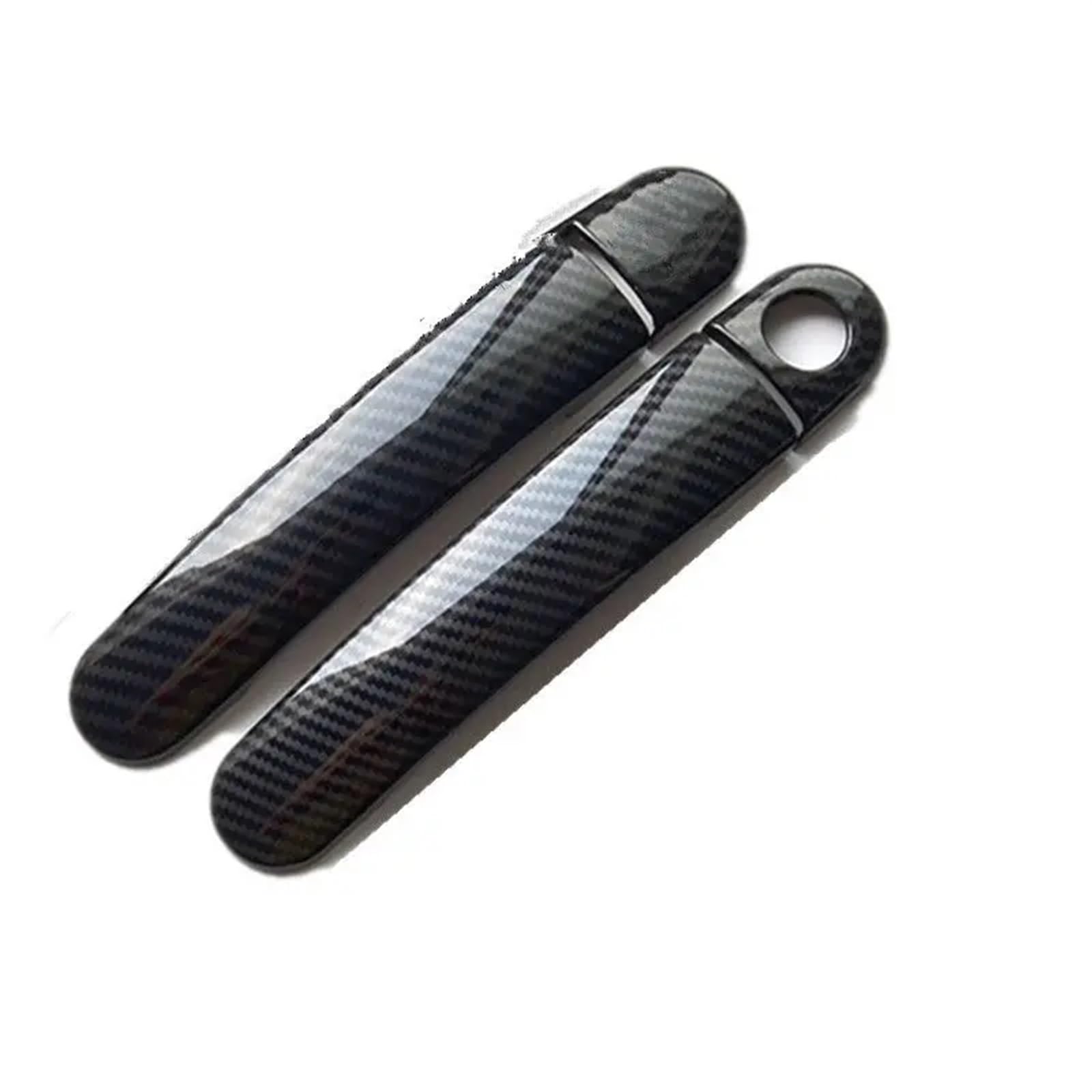 HUVNEXA for Golf, 4 MK4, for VW, Rabbit A4 1J 1997-2006 Chrom-Kohlefaser-Autotürgriffabdeckungen Autozubehör Styling-Aufkleber Abdeckung für Außentürgriffe(Model 6) von HUVNEXA