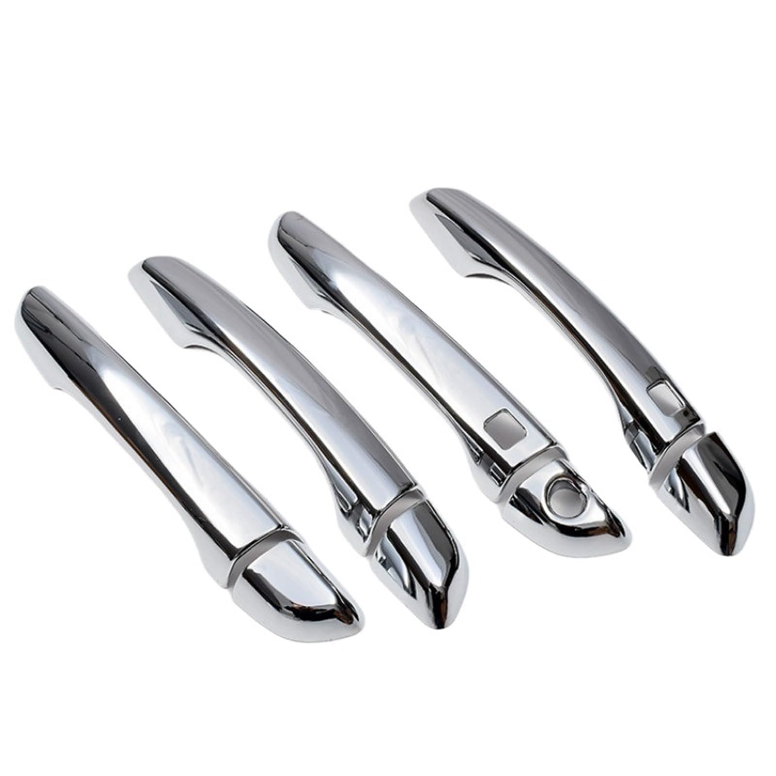 HUVNEXA for Hyundai, Solaris 2017 2018 2019 2020 Neue Chrom-Autotürgriffabdeckung Zieraufkleber Auto-Styling-Zubehör-Overlay Abdeckung für Außentürgriffe(2 Buttons) von HUVNEXA