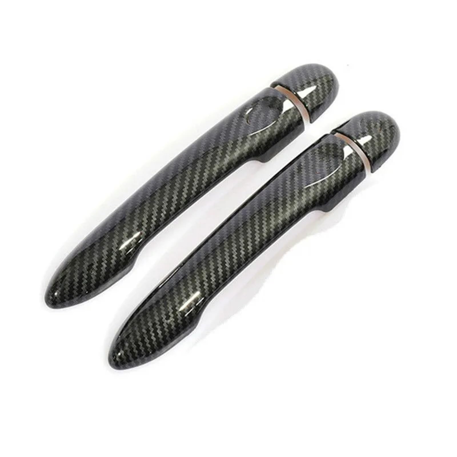 HUVNEXA for Renault, Megane 3 MK3 III 2008 2009 2010 2011 2012 2013 2014 2016, Kohlefaser-Autotürgriffabdeckung, Verkleidung, Styling-Zubehör Abdeckung für Außentürgriffe(2Dr no Key no Button) von HUVNEXA