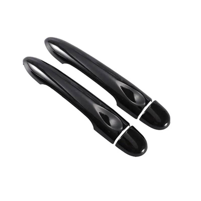 HUVNEXA for Renault, Megane 3 MK3 III 2008 2009 2010 2011 2012 2013 2014 2016, glänzend schwarz, Autotürgriffabdeckung, Zierleiste, Styling-Zubehör Abdeckung für Außentürgriffe(2Dr no Key no Button) von HUVNEXA