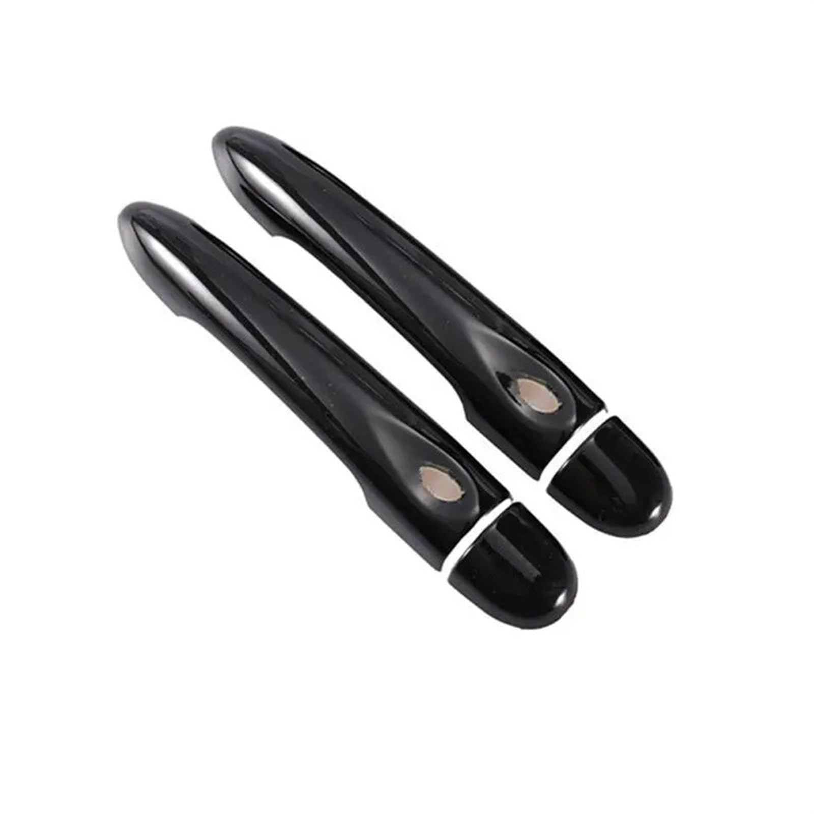 HUVNEXA for Renault, ZOE ZE 2012 2013 2014 2015 2016 2017 Glänzend Schwarz Autotürgriffabdeckung Zierleiste Styling-Zubehör Abdeckung für Außentürgriffe(2Dr no Key 2 Buttons) von HUVNEXA
