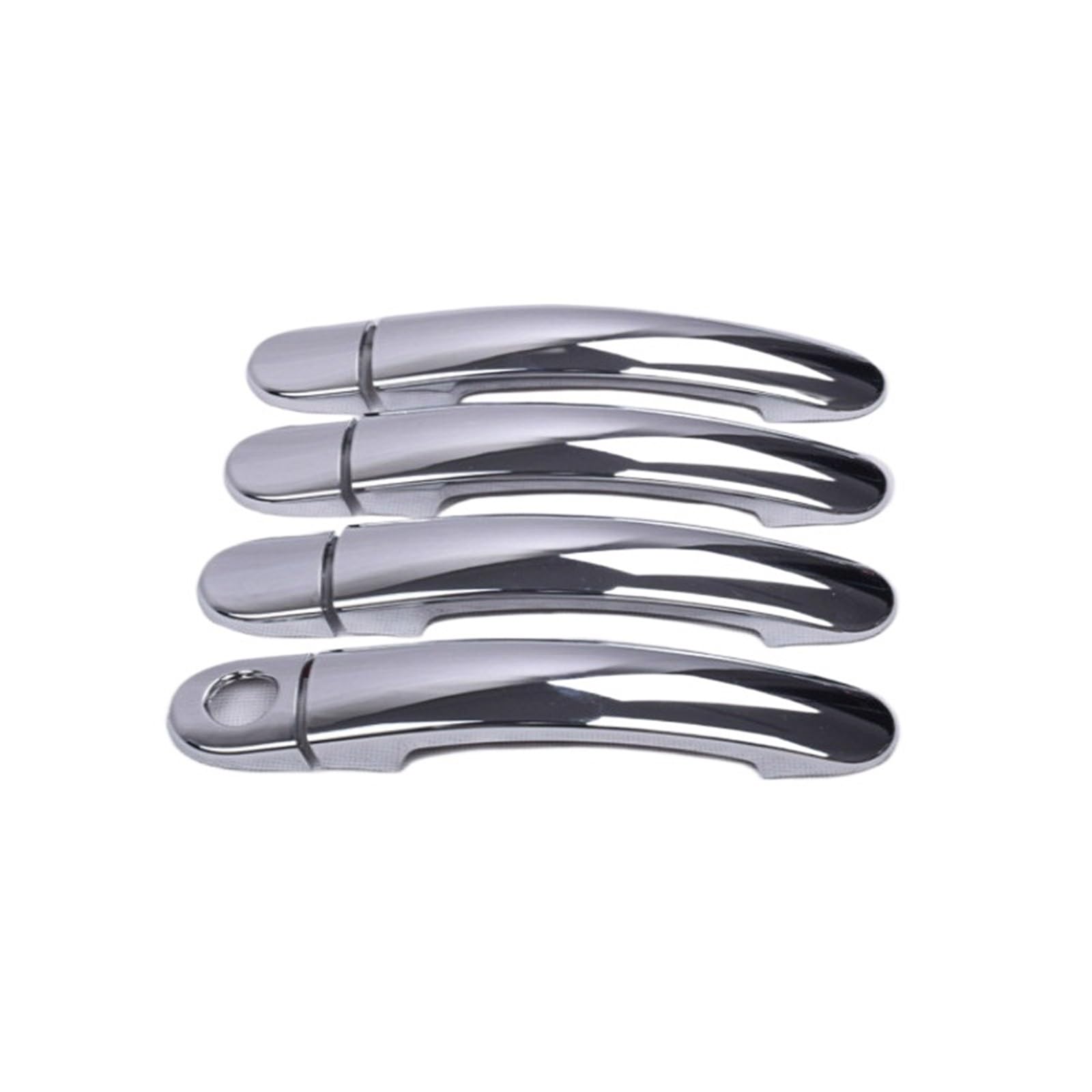 HUVNEXA for Seat, Leon MK1 1M 1999 2000 2001 2002 2003 2004 Chrom-Kohlefaser-Autotürgriffblenden, Autozubehör, Styling-Aufkleber Abdeckung für Außentürgriffe(Model 3) von HUVNEXA