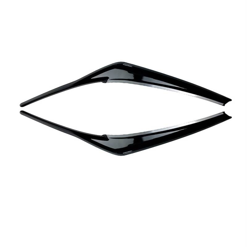 HUVNEXA for Toyota, for Camry XV70 LE XLE SE XSE Hybrid 2018-2023 Auto Scheinwerfer Augenbrauen Augenlider Aufkleber ABS Trim Abdeckung Zubehör Autoscheinwerferaufkleber(Gloss Black) von HUVNEXA