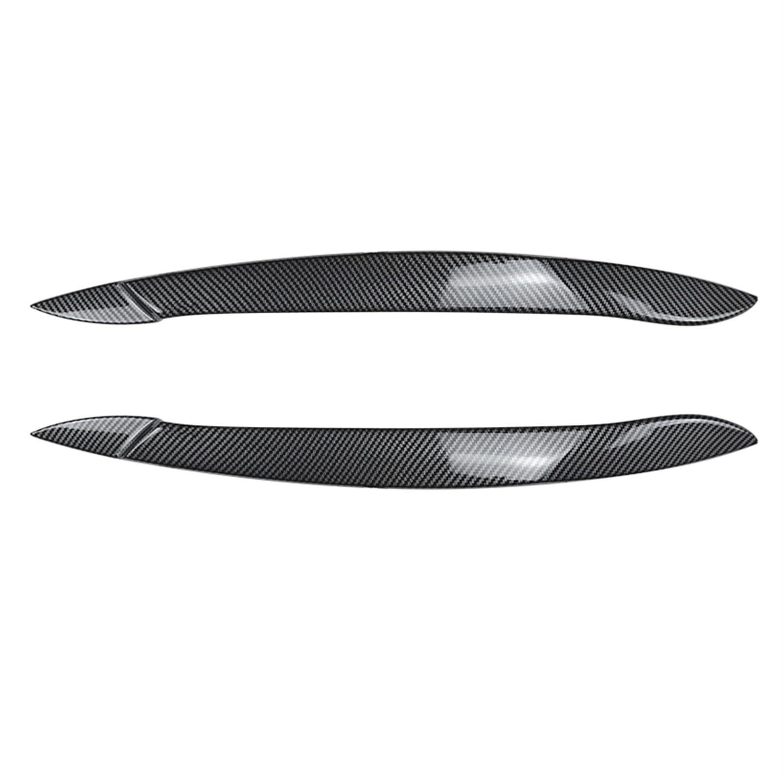 HUVNEXA for X5 E70 30d 48i 30i 35d 40d 30d 50i 35i M50d 2006-2013 Scheinwerfer Augenbraue Augenlid trimmen Lampe Abdeckung Aufkleber Auto Zubehör Autoscheinwerferaufkleber(Carbon Look) von HUVNEXA