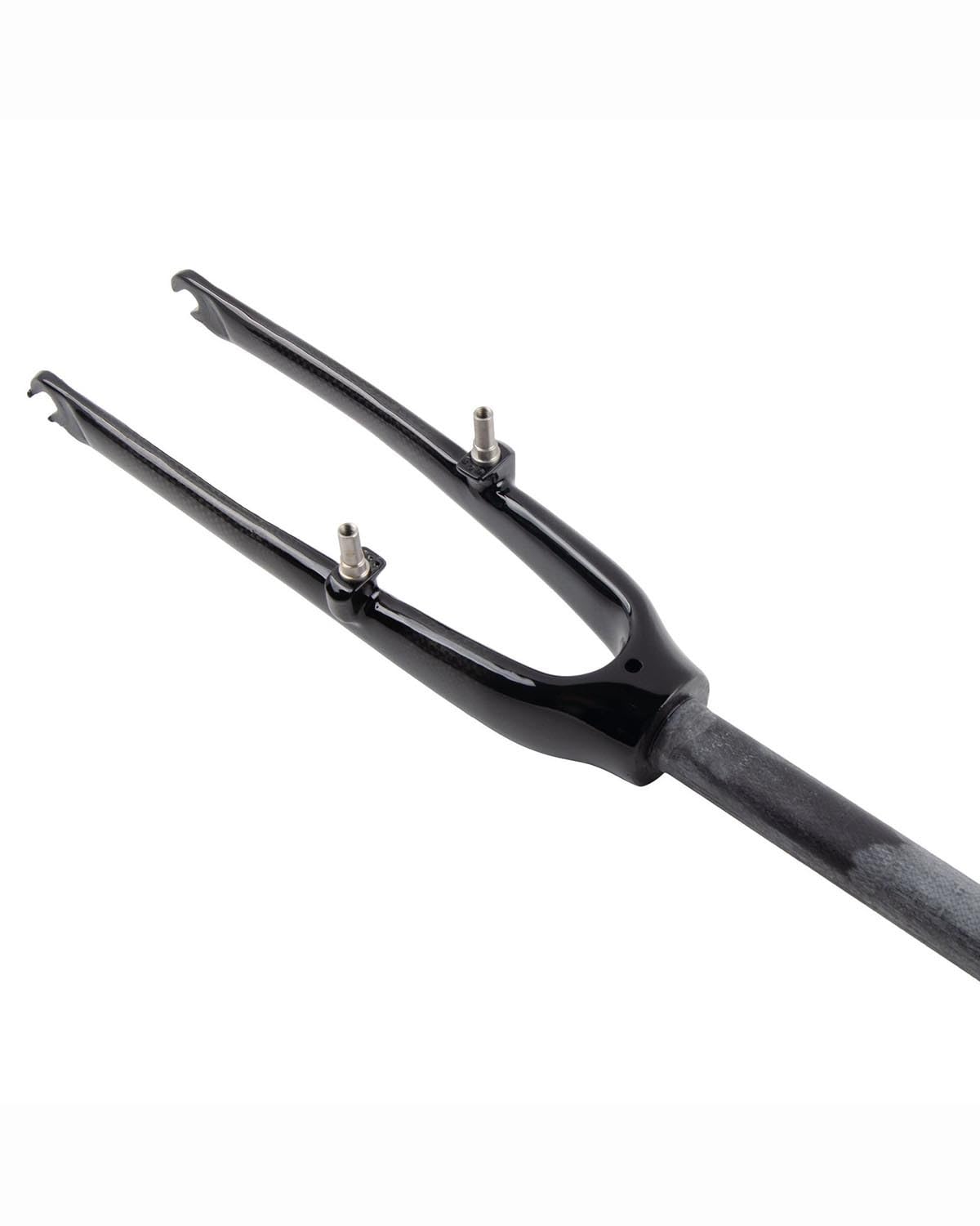 Fahrrad-Vorderradgabel Carbonfaser-Faltradgabel 20"/16" V-Bremse, Kompatibel Mit 74-mm-Nabe 451/406/305 Radsatz Fahrradzubehör MTB Federgabel(No Mark Gloss) von HUYHSD