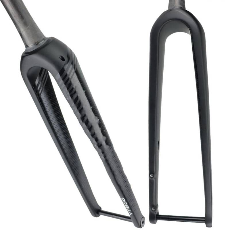Fahrrad-Vorderradgabel Geeignet Für Carbon Fiber Road Barrel Achse Vorderradgabel Geeignet Für 700 * 45C Gravel Road Off-Road Vorderradgabel MTB Federgabel von HUYHSD