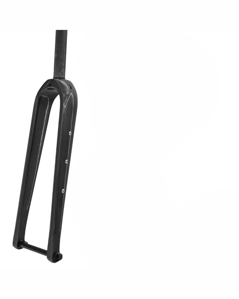 Fahrrad-Vorderradgabel Geeignet Für Carbonfaser-Fahrrad-Vorderradgabel 700C Road Offroad T800 Vorderradgabel Laufwellenöffnung 100 * 12MM MTB Federgabel(Glossy Straight Tube) von HUYHSD