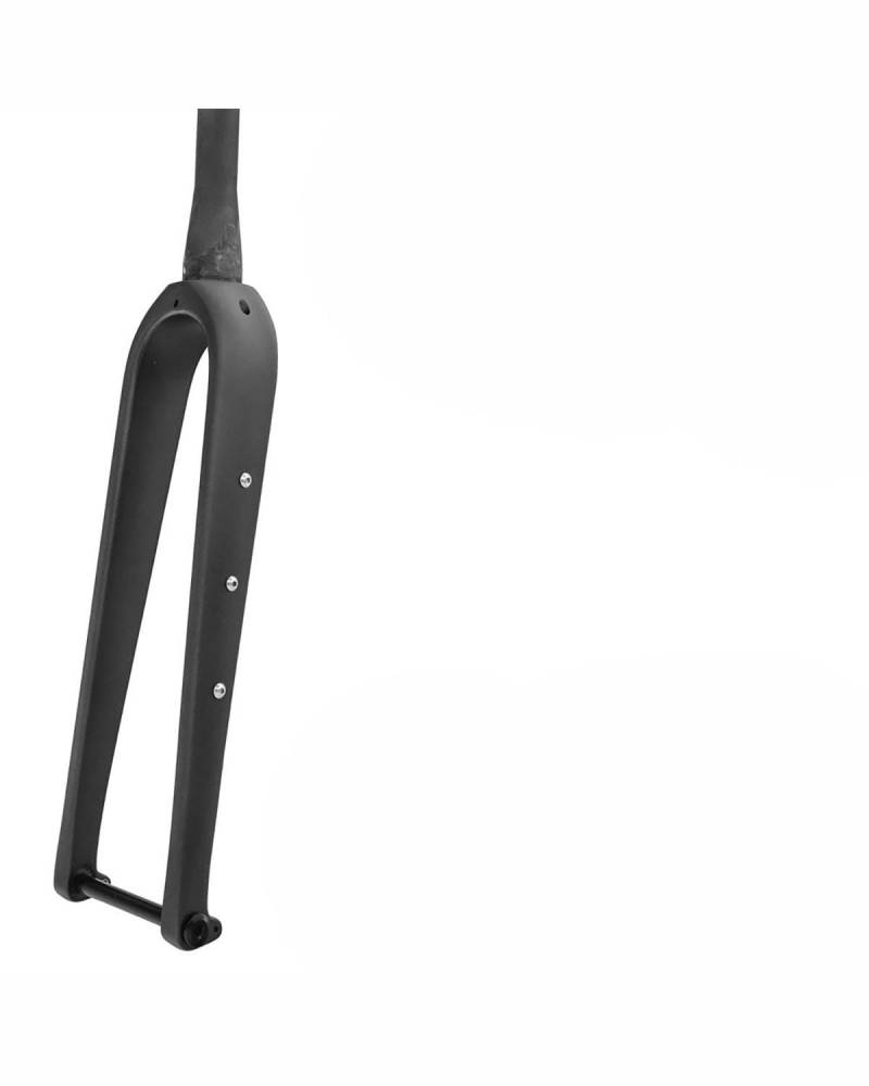 Fahrrad-Vorderradgabel Geeignet Für Carbonfaser-Fahrrad-Vorderradgabel 700C Road Offroad T800 Vorderradgabel Laufwellenöffnung 100 * 12MM MTB Federgabel(Matte spinal Tube) von HUYHSD