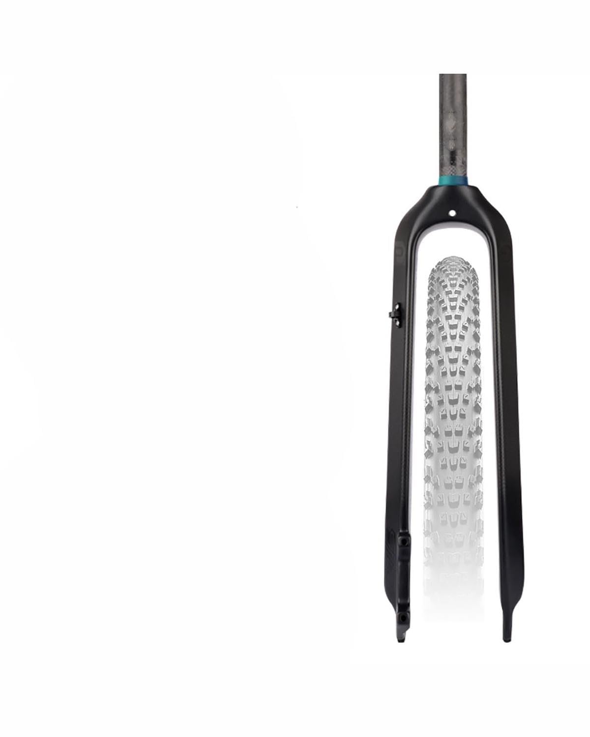 Fahrrad-Vorderradgabel Geeignet Für Carbonfaser-Vorderradgabel, Fahrrad-Mountain-Vorderradgabel, Gerades Rohr, Spinalrohr, Laufschaft, Harte Gabel, 26, 27,5, 29 MTB Federgabel(Straight Tube Opening) von HUYHSD