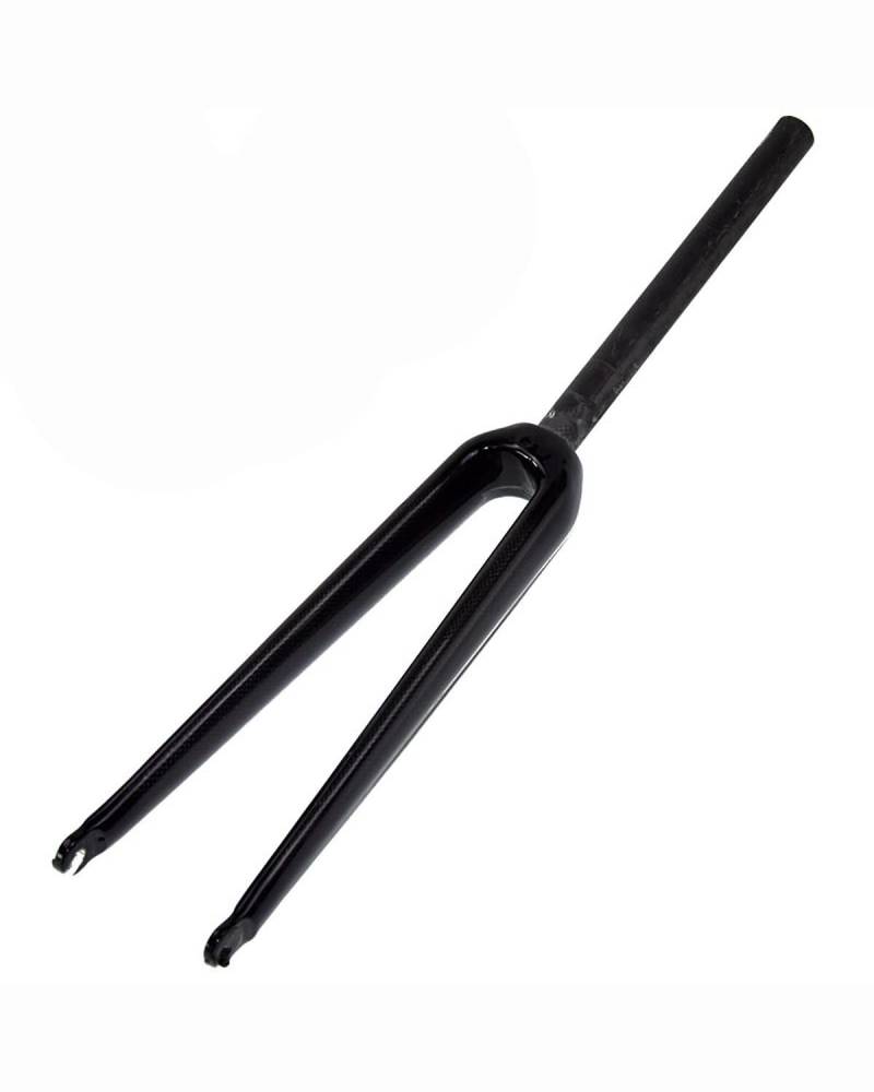 Fahrrad-Vorderradgabel Geeignet Für Carbonfaser-Vorderradgabel, Rennrad, 650C, Harte Gabel, Rennrad, Gerades Rohr, Schnellspanner, C-Bremse, Fahrrad MTB Federgabel(3K Glossy) von HUYHSD