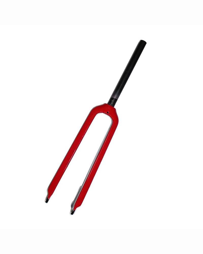 Fahrrad-Vorderradgabel Geeignet Für Mountainbike-Vorderradgabel Aus Vollcarbon, Harte Gabel, Scheibenbremse, MTB-Vorderradgabel 26 Zoll, 27,5 Zoll, 29 Zoll MTB Federgabel(Red) von HUYHSD