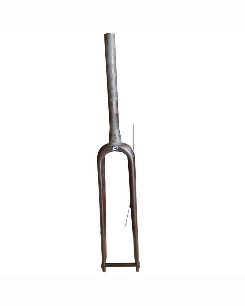 Fahrrad-Vorderradgabel Geeignet Für Vollcarbon-Fahrrad, Straße, Offroad, Schotter, Vorderradgabel, Fahrrad-Vorderradgabel, Tonnenachse 700 X 45C MTB Federgabel von HUYHSD