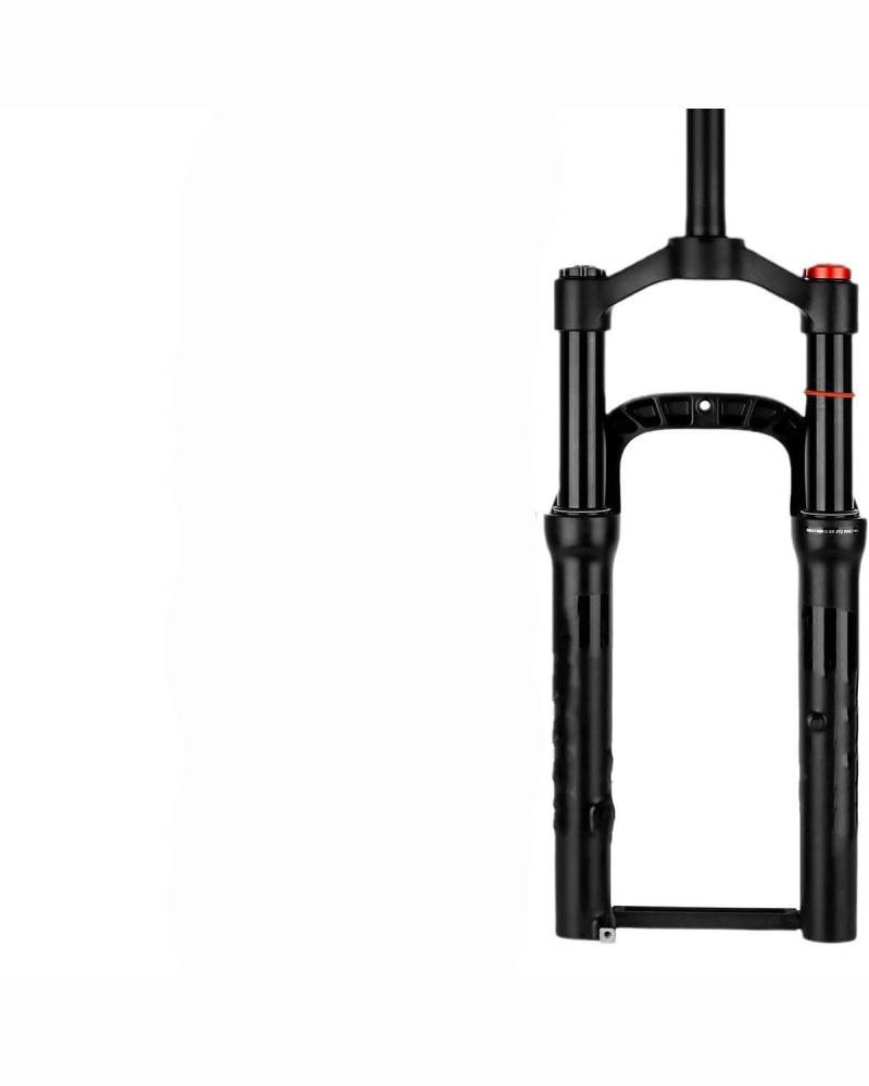Fahrrad-Vorderradgabel Geeignet Für Vorderradgabel Mountainbike-Vorderradgabel Gerades Rohr 20 Zoll Schwarze Schulter-/Linienkontrolle Ohne Dämpfung 130 MM Mtb Federgabel(Black line control 20 inches) von HUYHSD