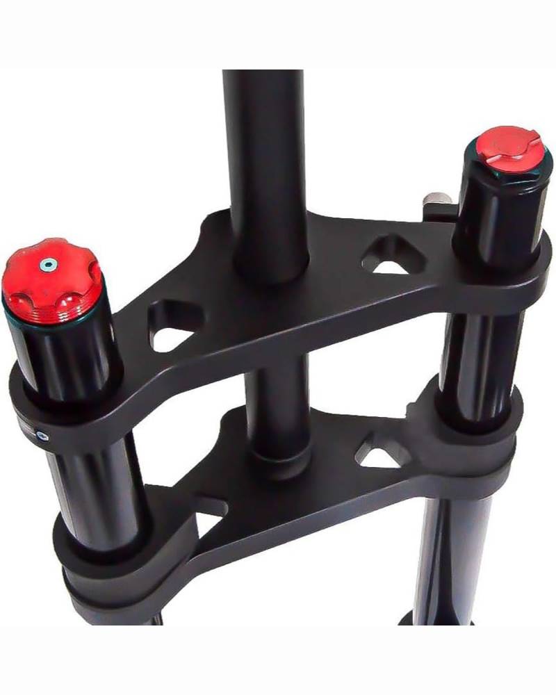Fahrrad-Vorderradgabel Geeignet Für Vorderradgabel Mountainbike-Vorderradgabel Gerades Rohr 26 Zoll Doppelschulterkontrolle Ohne Dämpfung Schwarze Schneegabel MTB Federgabel von HUYHSD