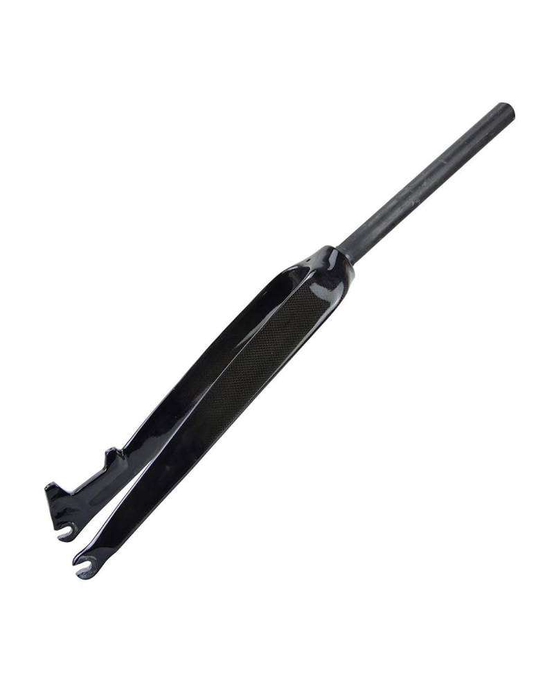 Fahrrad-Vorderradgabel Geeignet für 26/27,5/29 Zoll Scheibenbremse Vollcarbon-Mountainbike-Hartgabel Fahrrad-Vorderradgabel Farbetikett 3k gerades Rohr MTB Federgabel(MTB Front Fork 27.5 inches) von HUYHSD