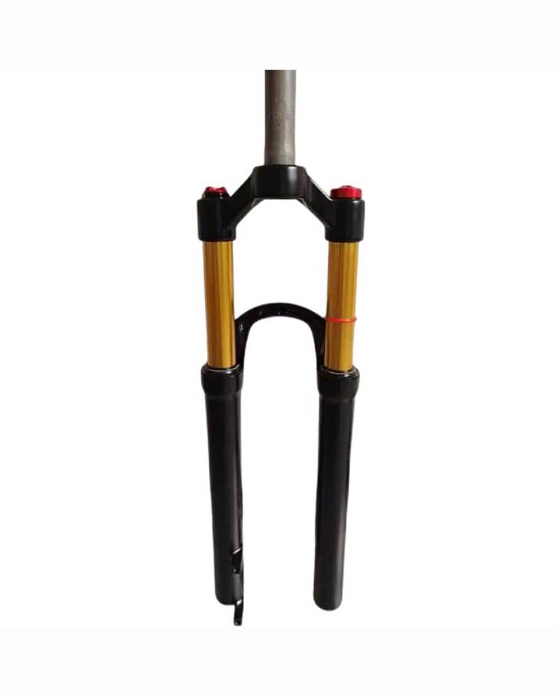 Fahrrad-Vorderradgabel Geeignet für Aluminiumlegierung, Magnesiumlegierung, Luftdrucksperre, einstellbare Stoßdämpfungs-Vordergabel, 20-29 Multi-Modell-Mountainbike-Stoßdämpfungs-Vordergabel Mtb Feder von HUYHSD