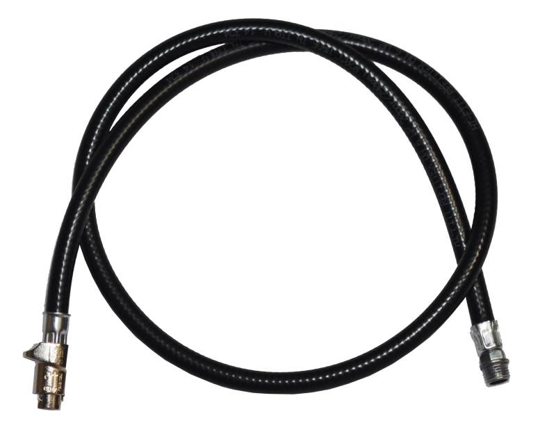 HVG Reifendruckprüfer 150 cm mit Patentstecker und 1/4" Anschluss von HVG