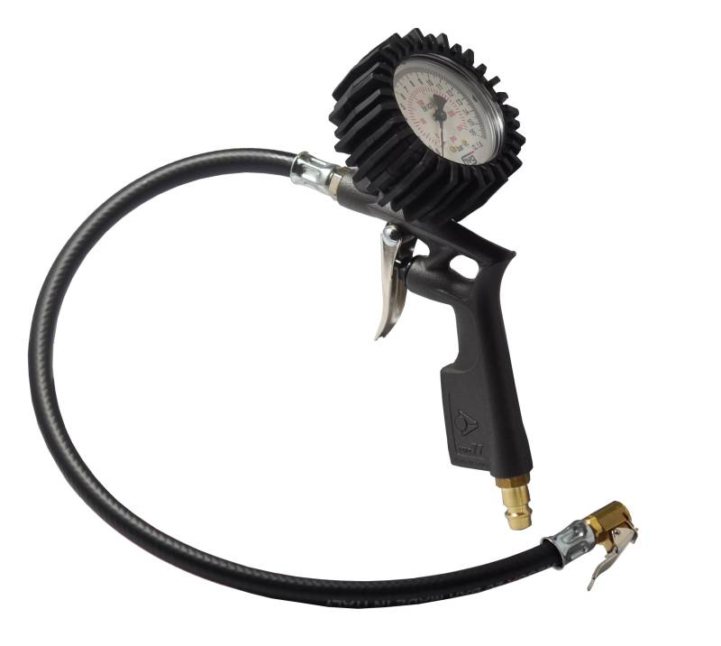 HVG Reifenfüller 0-10 bar mit Ventilstecker, Manometer Güteklasse 1.6 von HVG