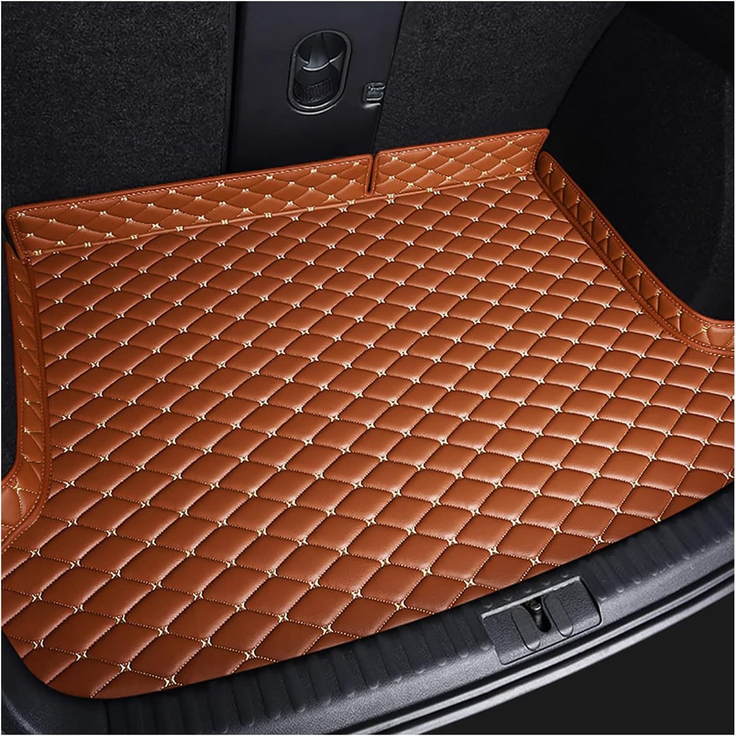 Leder Auto Kofferraumwanne für Landrover Discovery Sport 7 Seats 2020-2024, Rutschfesten StrapazierfäHig Hutzmatte Kofferraum Kratzfeste Langlebiges Kofferraumschutz Interieur ZubehöR Leder Auto Kofferraumwanne für Landrover Discovery Sport 7 Seats 2020-2024, Rutschfesten StrapazierfäHig Hutzmatte Kofferraum Kratzfeste Langlebiges Kofferraumschutz Interieur ZubehöR von HWMUMI