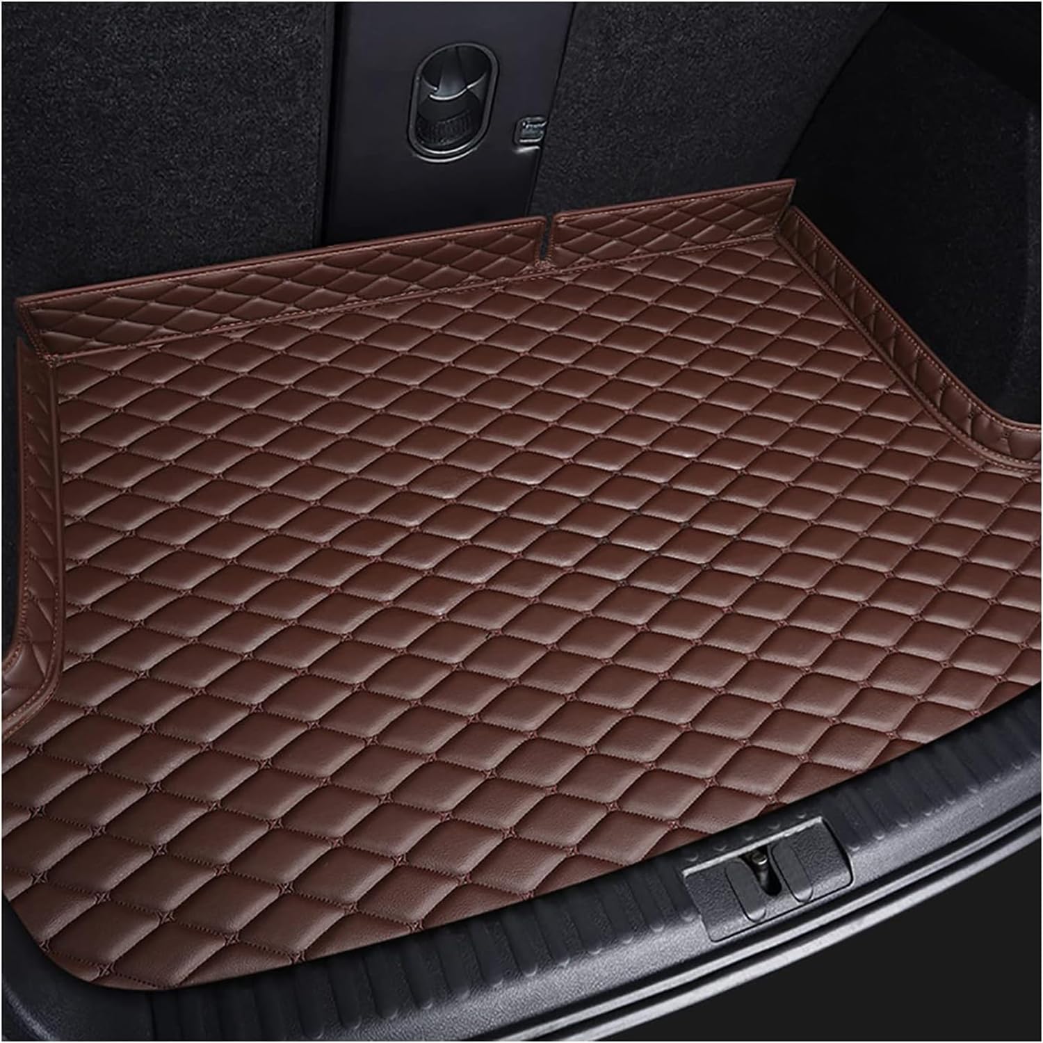 Leder Auto Kofferraumwanne für Toyota Land Cruiser lc300 5 2021.8, Rutschfesten StrapazierfäHig Hutzmatte Kofferraum Kratzfeste Langlebiges Kofferraumschutz Interieur ZubehöR,C/Coffee Leder Auto Kofferraumwanne für Toyota Land Cruiser lc300 5 2021.8, Rutschfesten StrapazierfäHig Hutzmatte Kofferraum Kratzfeste Langlebiges Kofferraumschutz Interieur ZubehöR,C/Coffee von HWMUMI